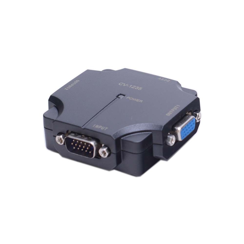 CV-1235（VGA Splitter in Plastic Housing, 2ports）